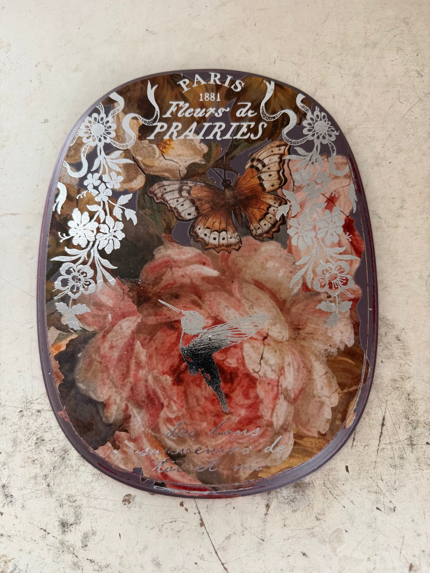 10” Floral Wall plaque