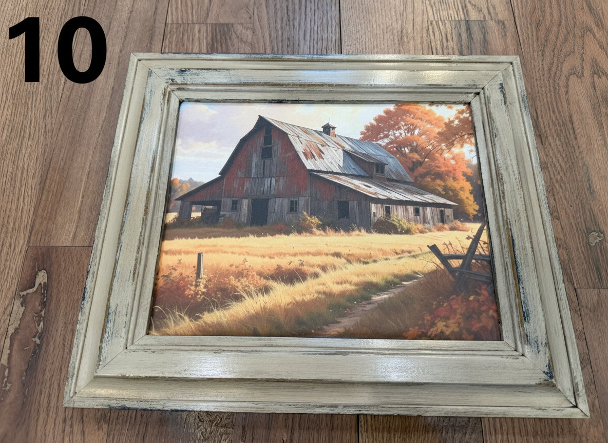 Zeb’s Framed Barns sold individually