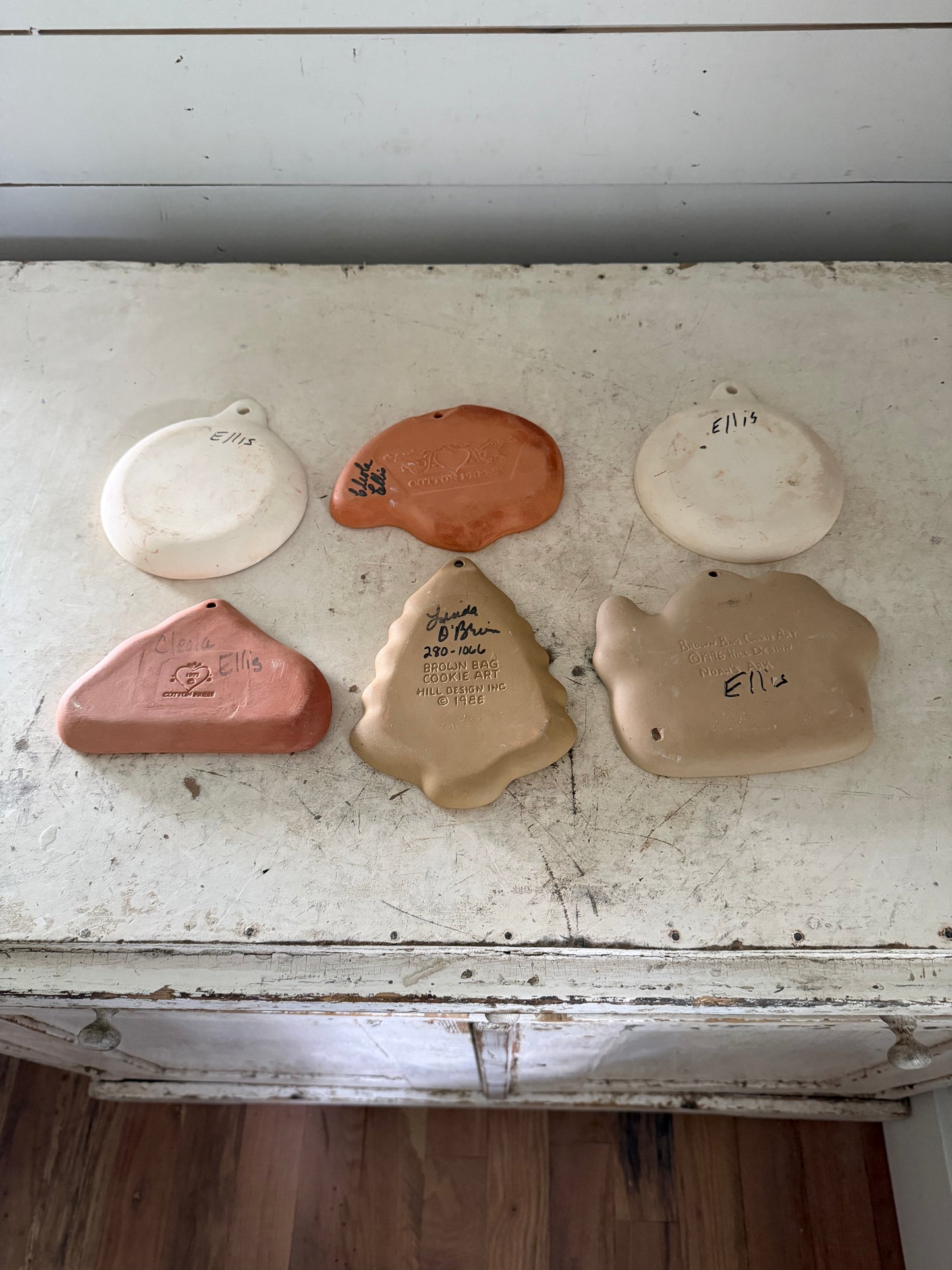 Stoneware Cookie Moulds - Sold Individually