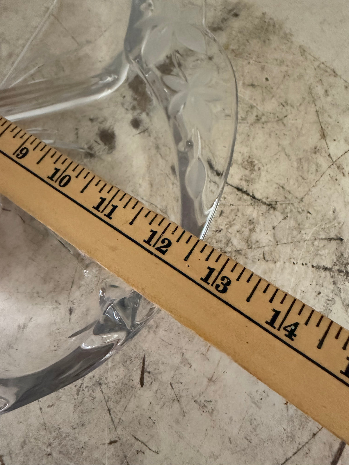 Vintage divided crystal dish