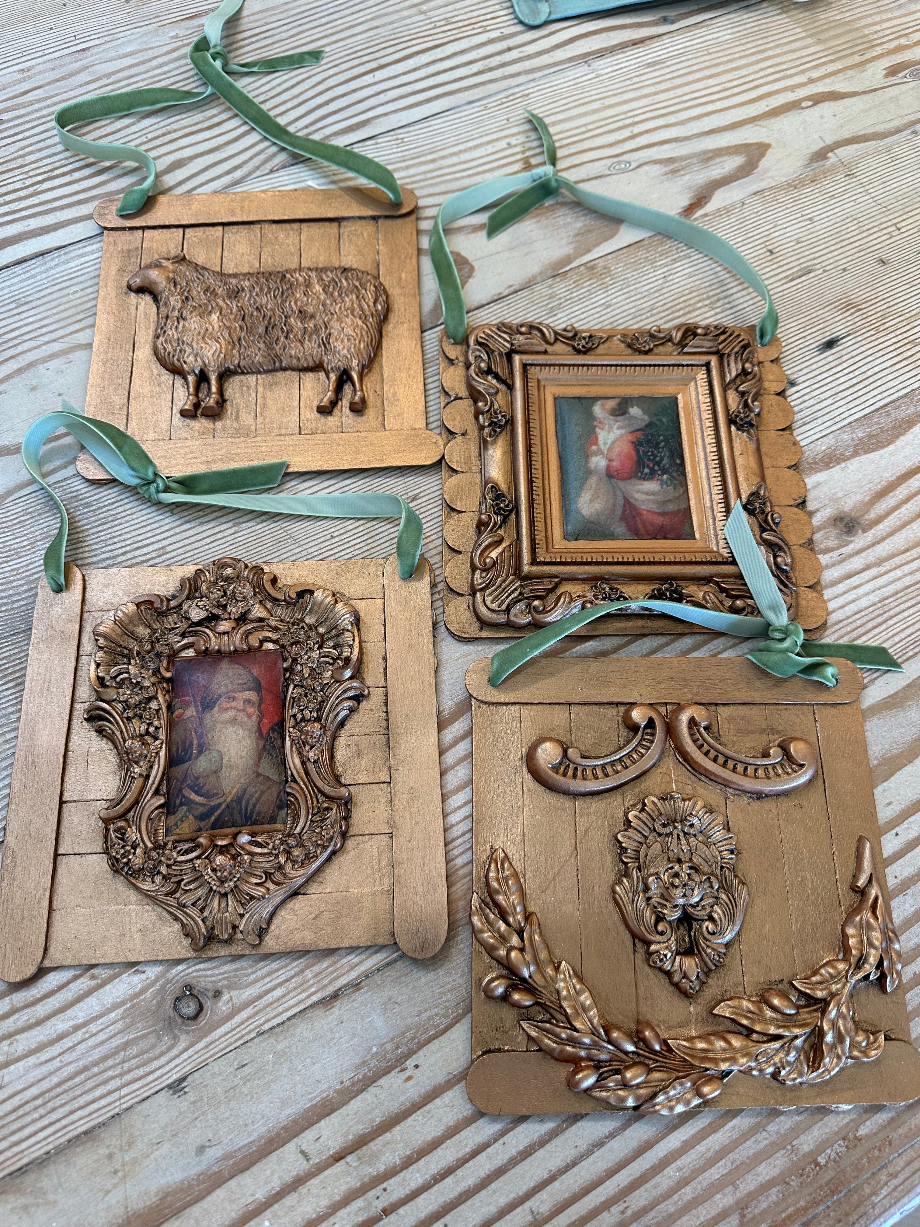 Handmade French Country Copper Ornament / Hanger