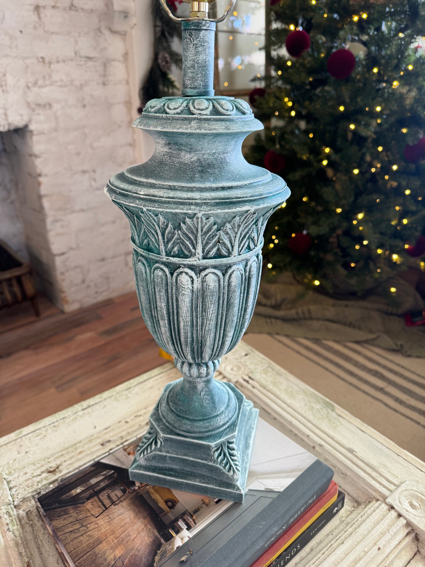 French Style Classical Lamp hand painted