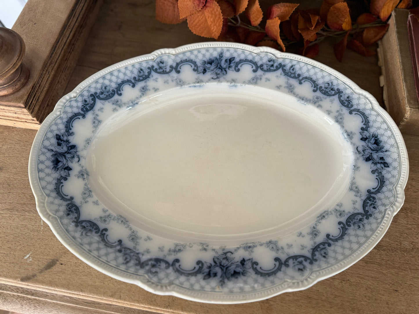 Antique Booths Platter Alexandra