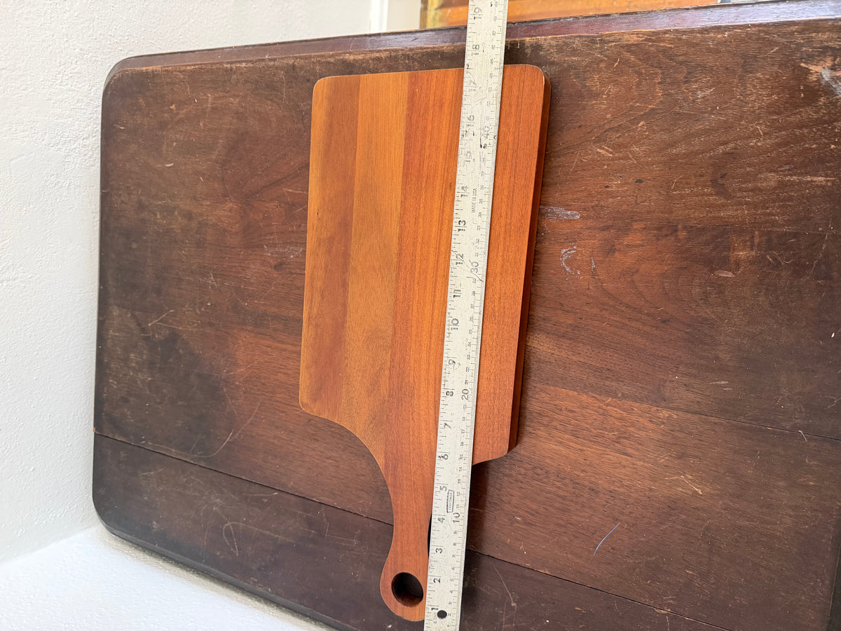 Acacia Wood Cutting Board With Offset Handle - Will Get Makeover