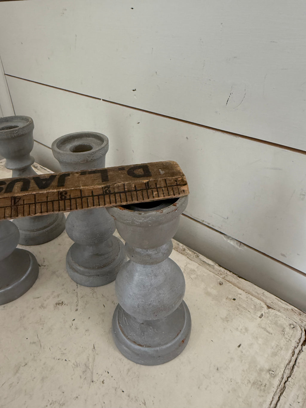Small Wood Hand turned candlestick sold individually