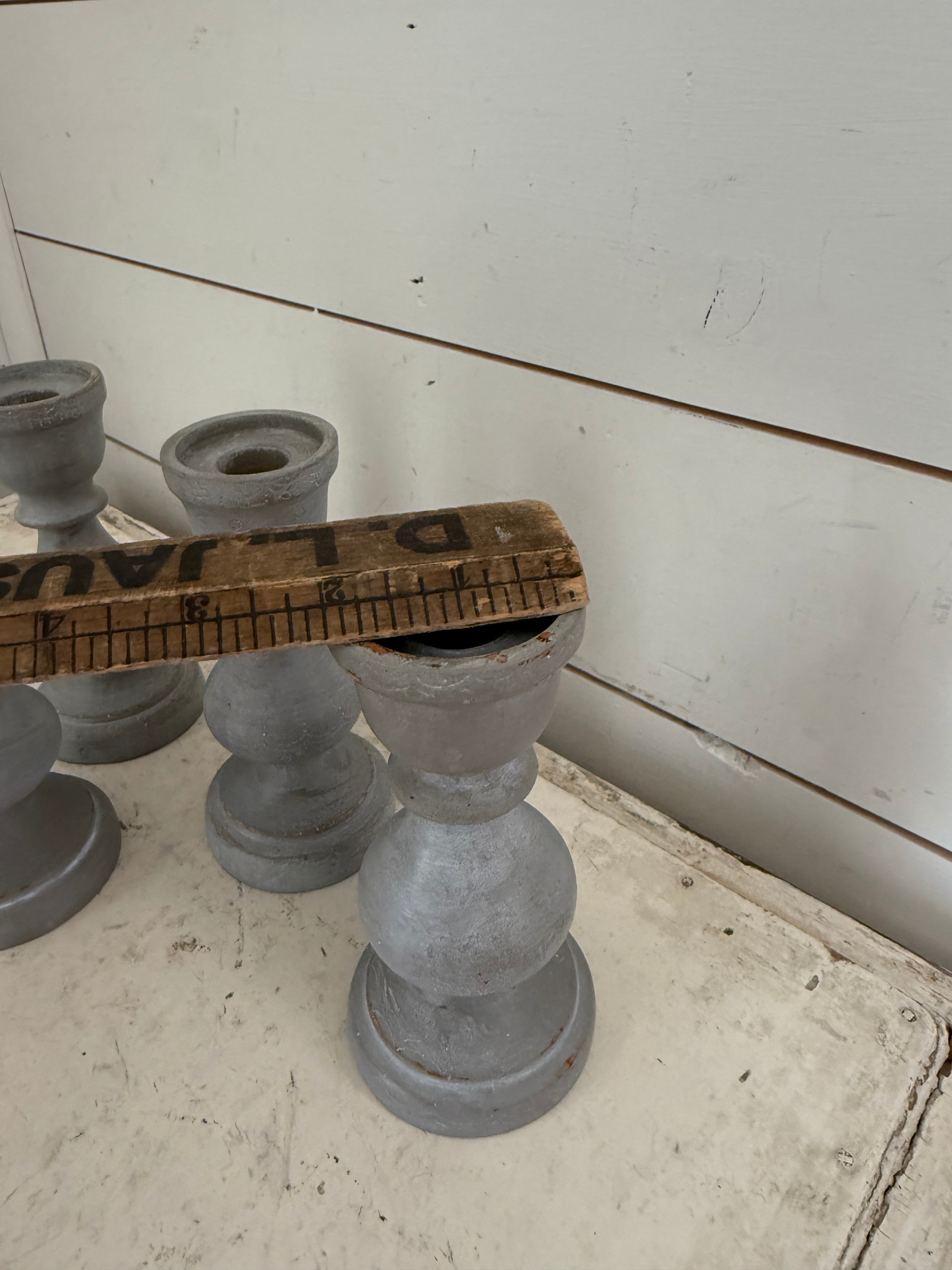 Small Wood Hand turned candlestick sold individually