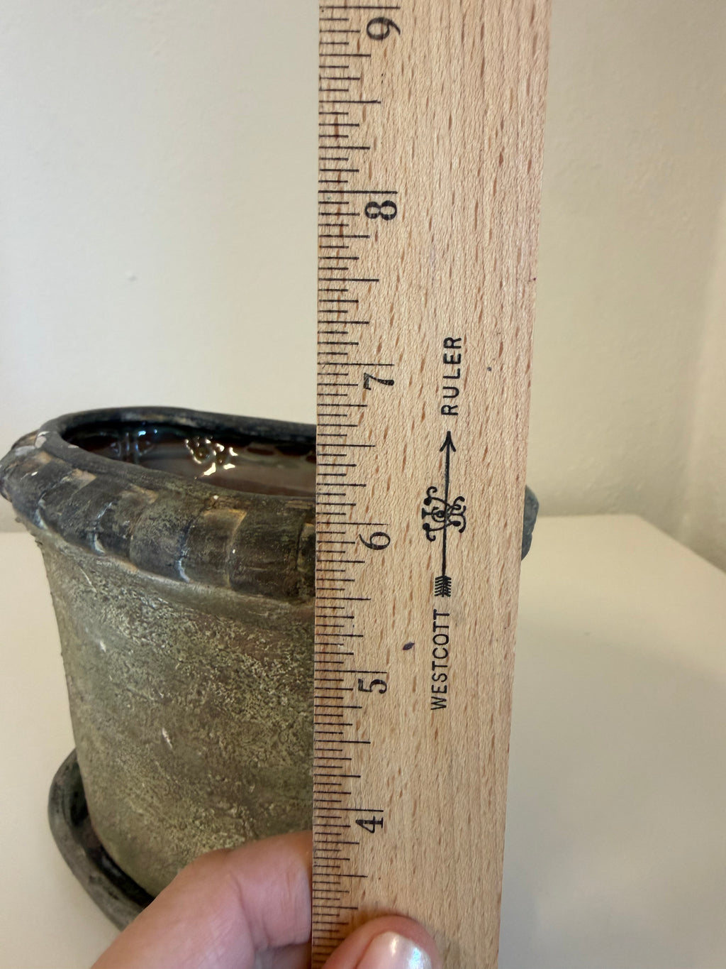 French style Glazed planter