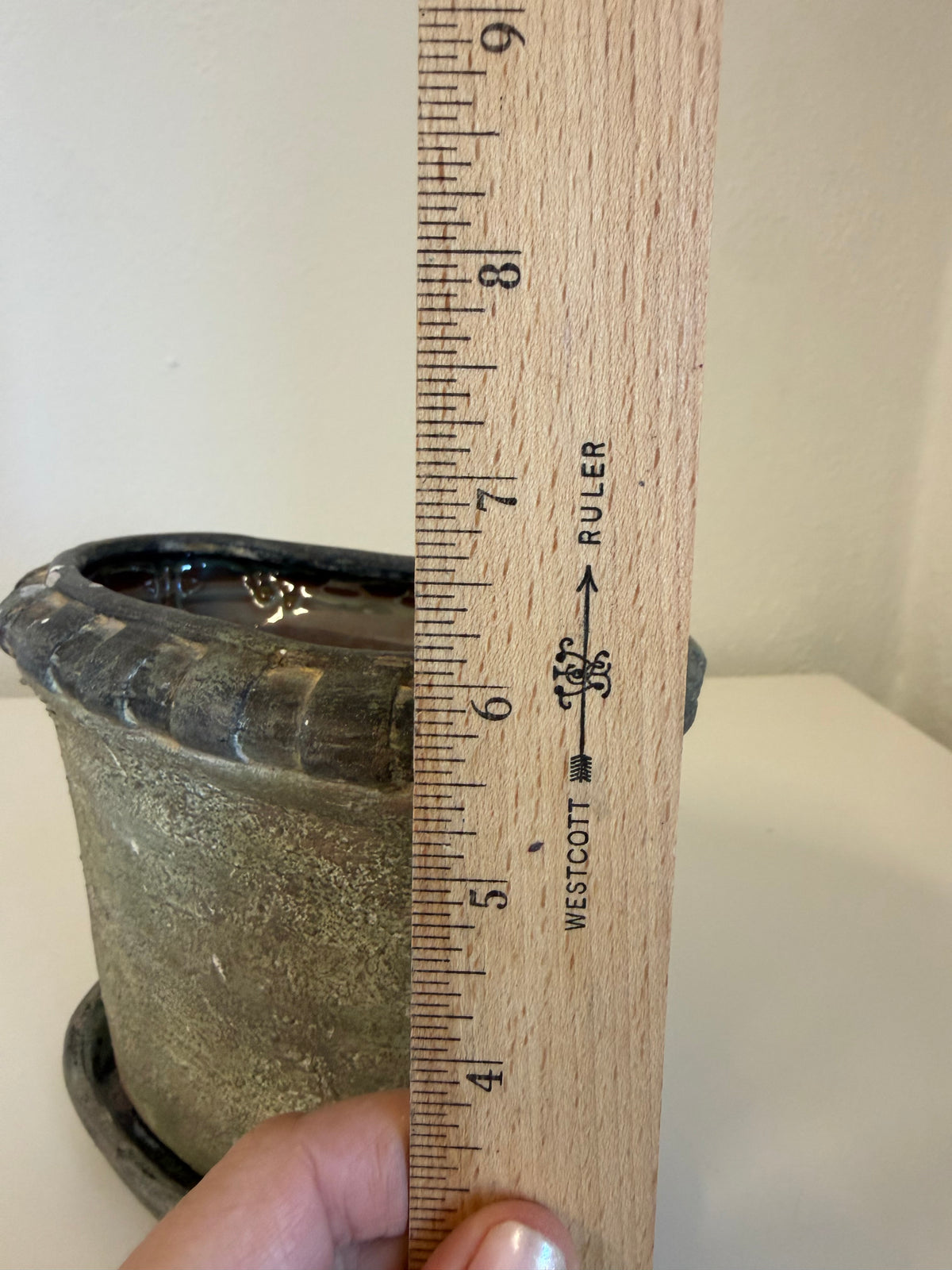 French style Glazed planter
