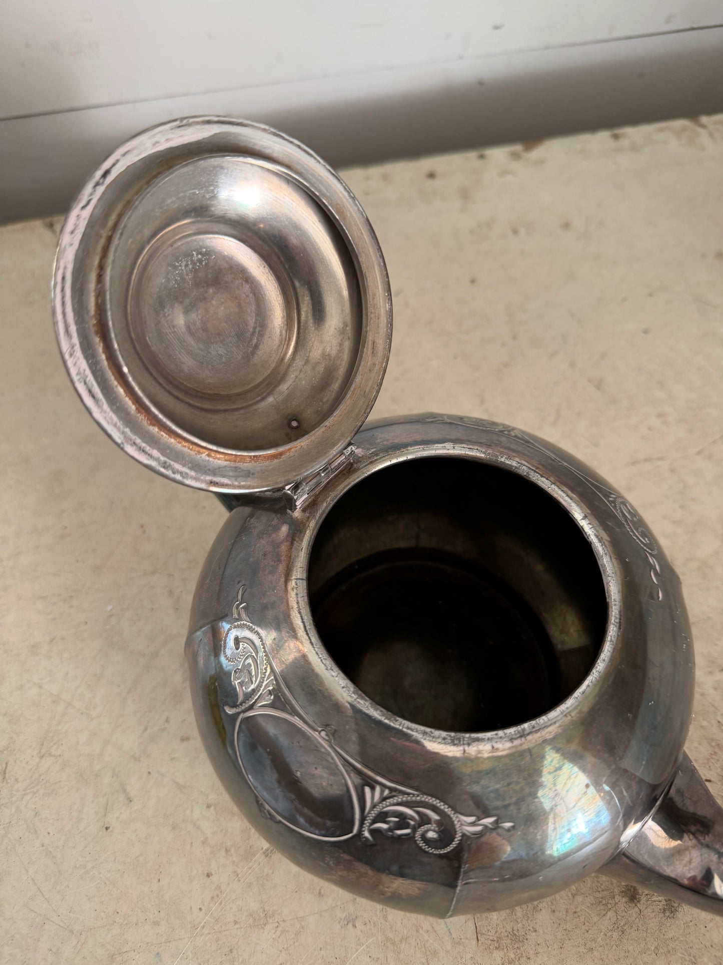 Antique James Deakin & Sons Silver Plated Teapot