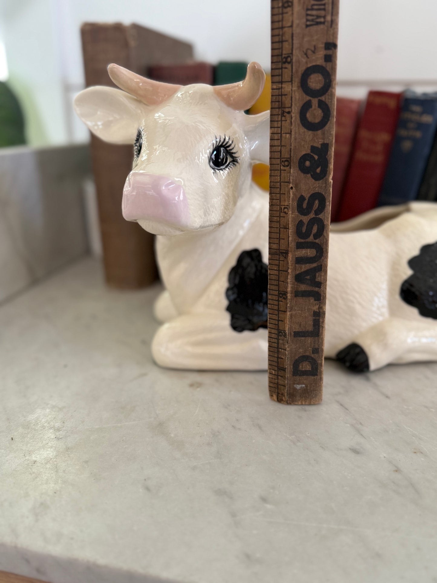 Cow Planter - has some foam inside I couldnt get out