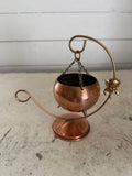 vintage Coppercraft Guild copper hanging planter
