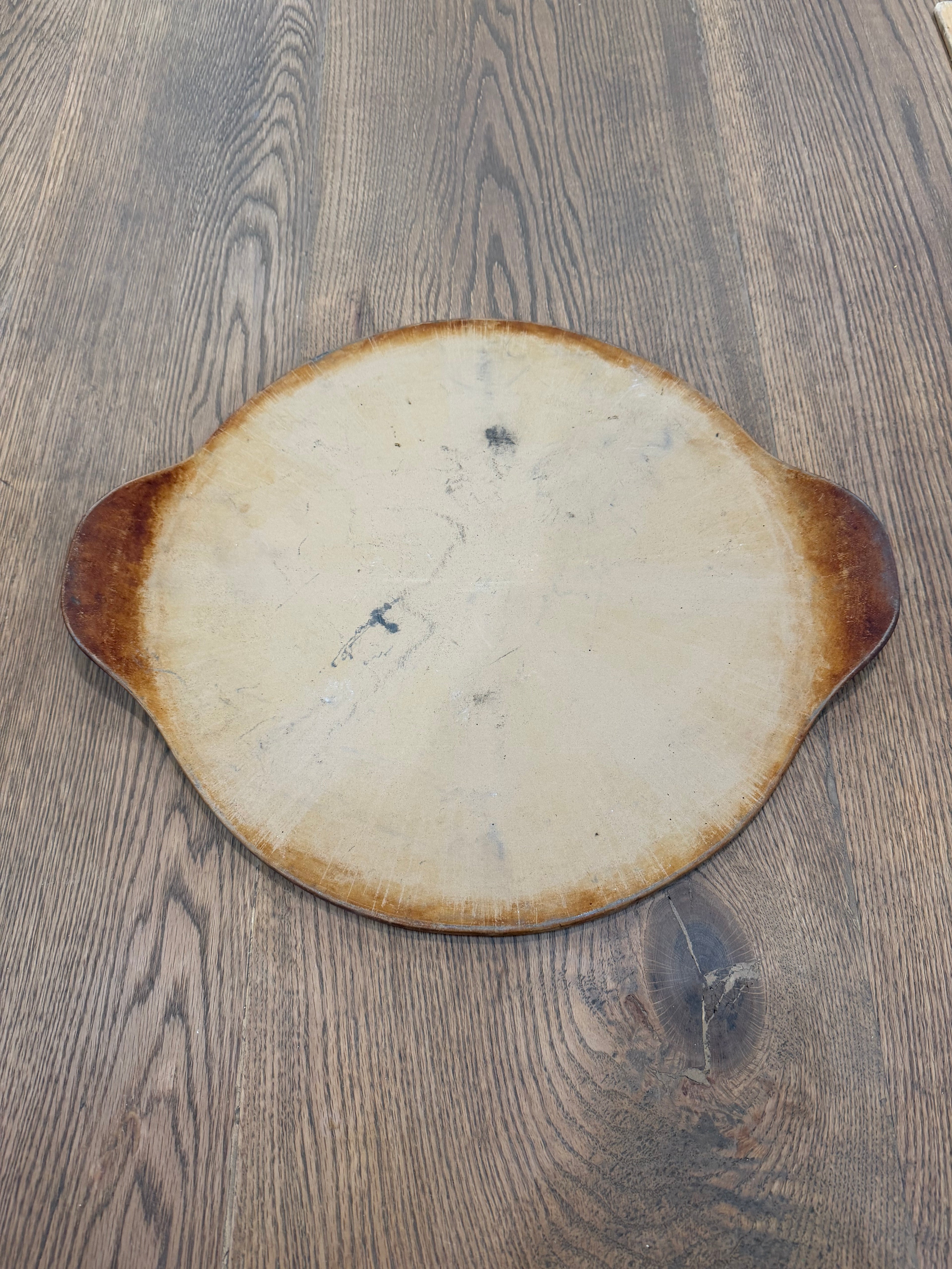 Pampered Chef Stoneware 13” Pizza Round With Handles