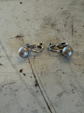 “Monet” Vintage Silver Toned Clip On Earrings