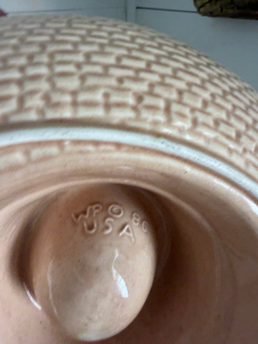 Vintage Treasure Craft Sombrero Cowboy Hat Chip and Dip Large Serving Bowl Dish USA