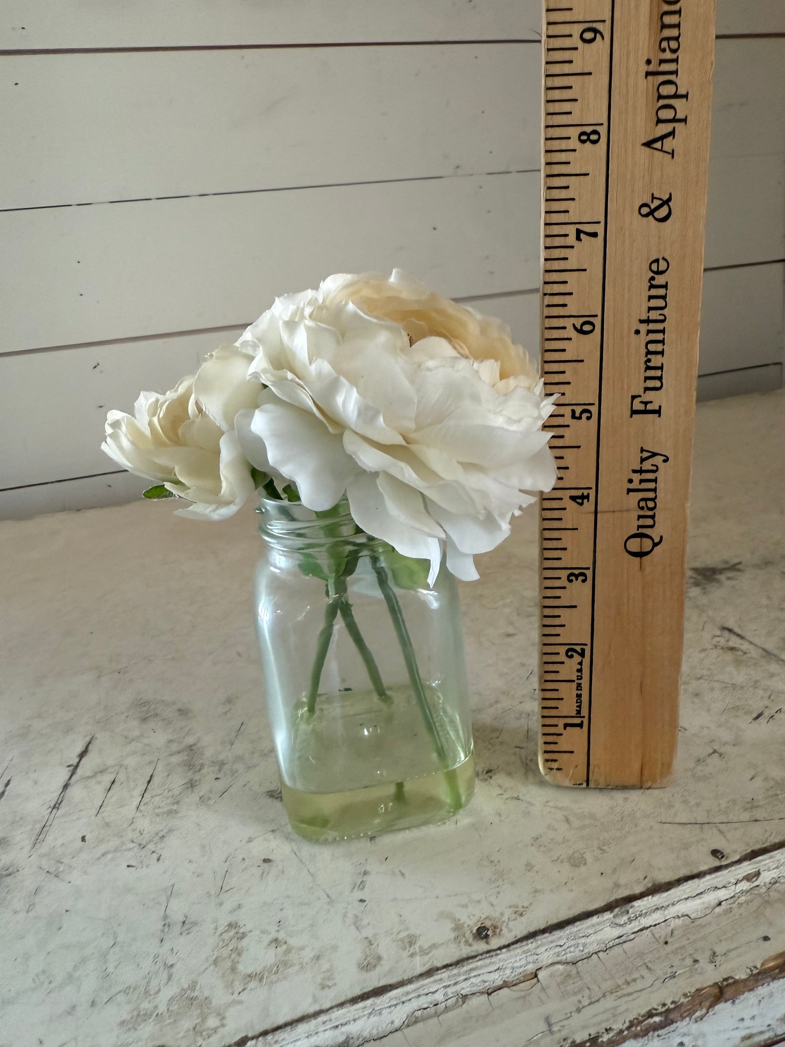 Pint jar peony vase sold individually