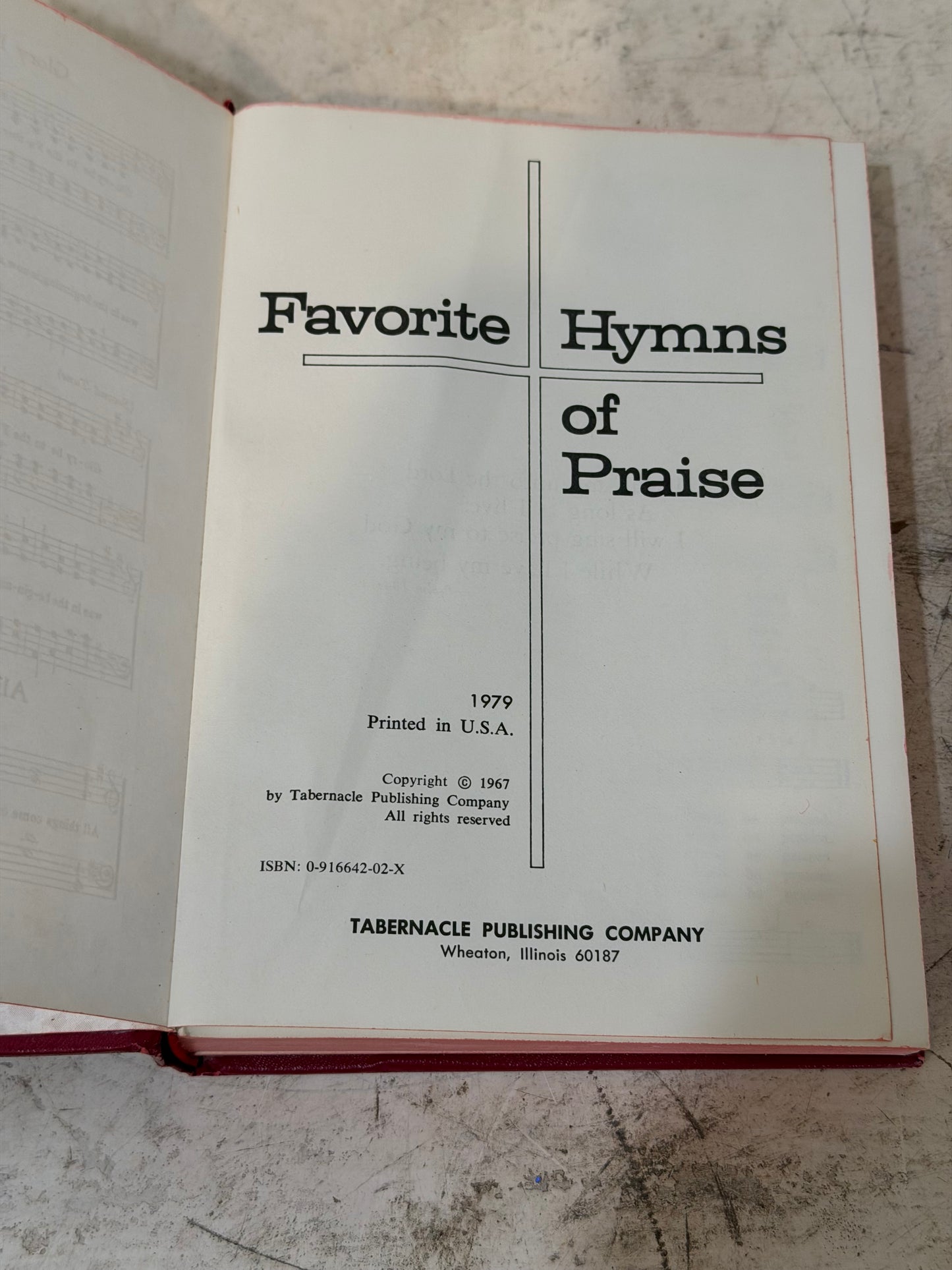 Favorite Hymns of Praise - 1979 Hymnal