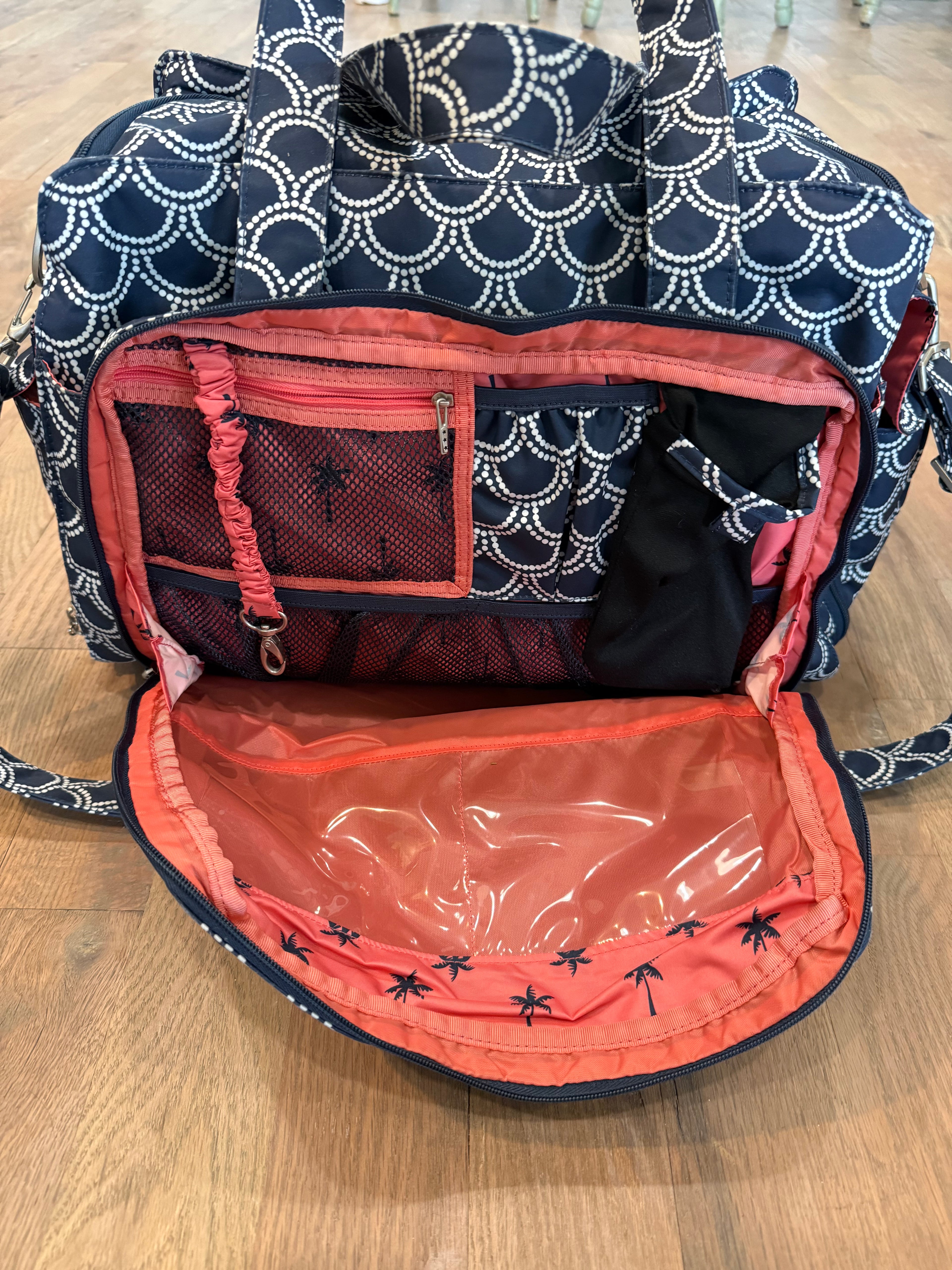 jujube Be Prepared Large Diaper Bag With Changing Pad - washed and good condition