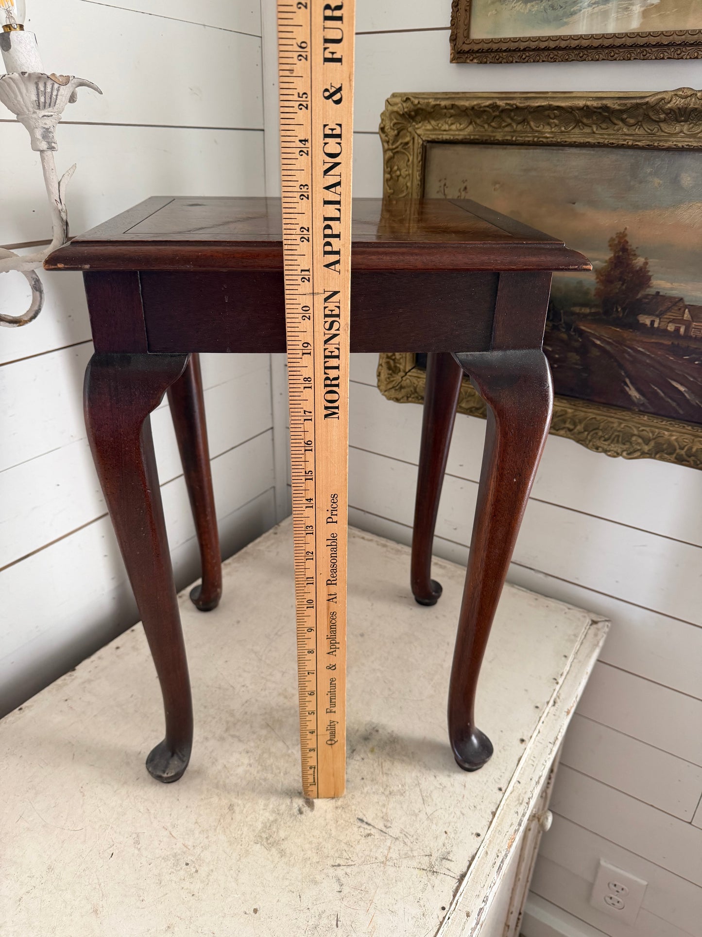 Vintage Queen Ann Style End Table - Will Get Makeover