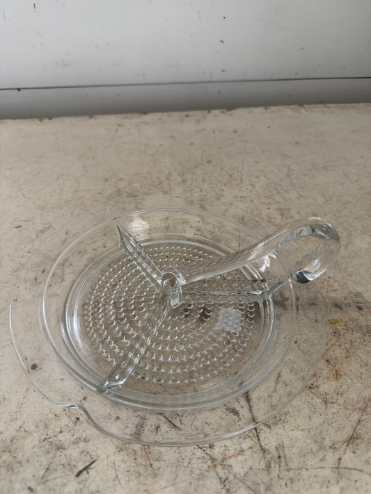 Vintage Duncan & Miller Tear Drop divided relish dish