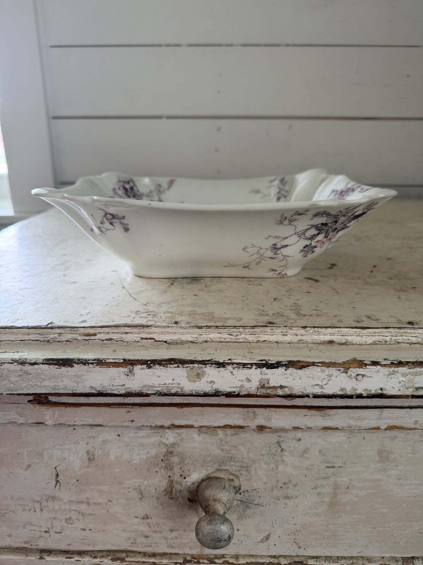 Vintage Haviland Limoges & Co. serving bowl Schleiger Pattern