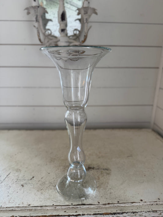 Princess House Style Glass Candle Stick