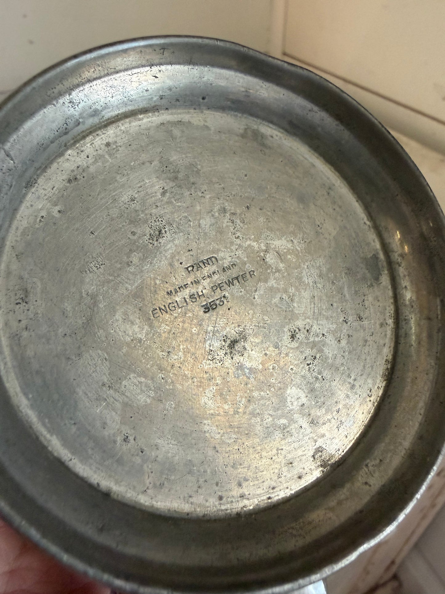 Vintage Rand English Tankard - C Battery Best Subsection Prize" Engraved 1957