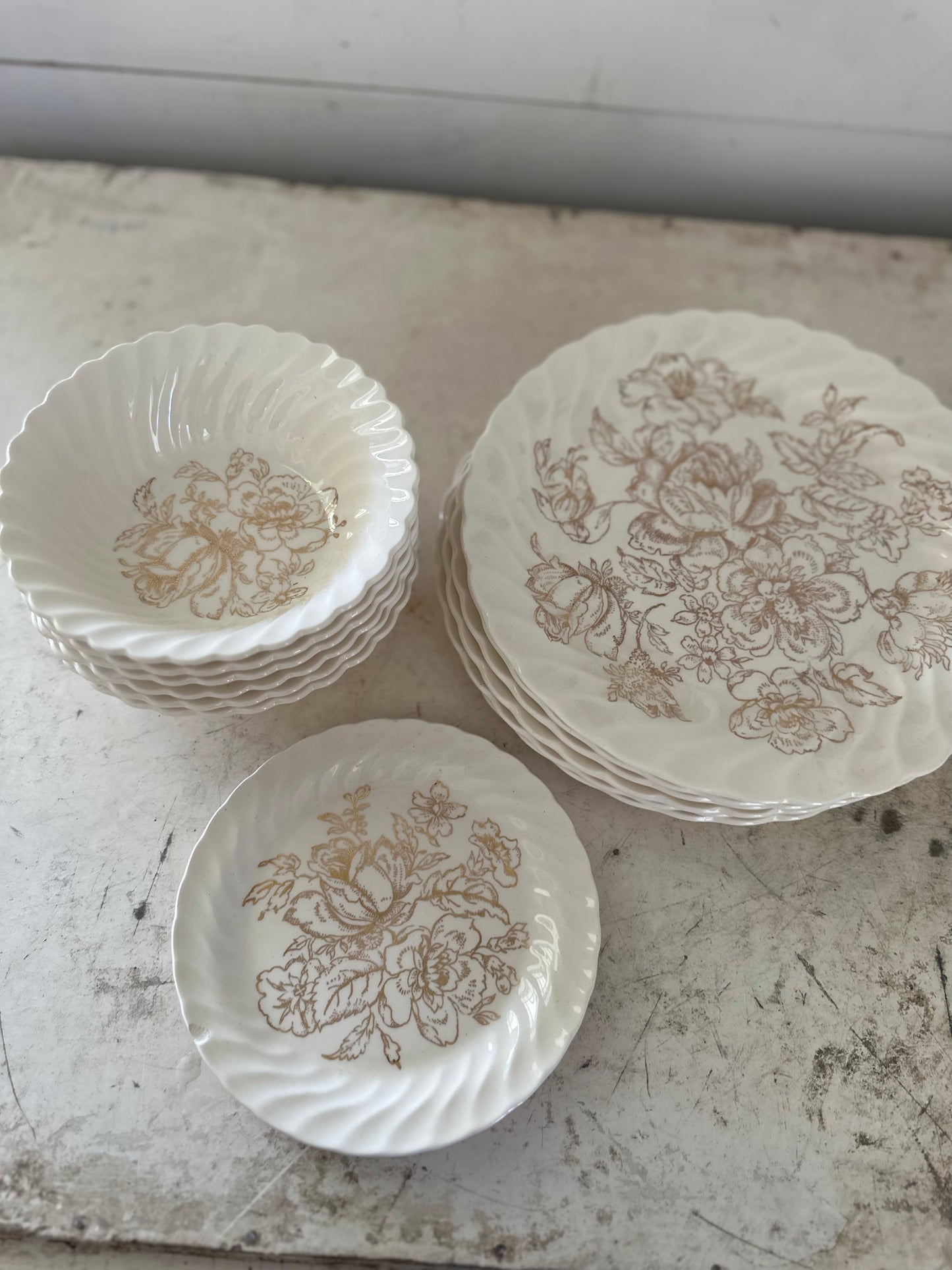 Royal Union Made 22K Gold Dishes - Sold individually