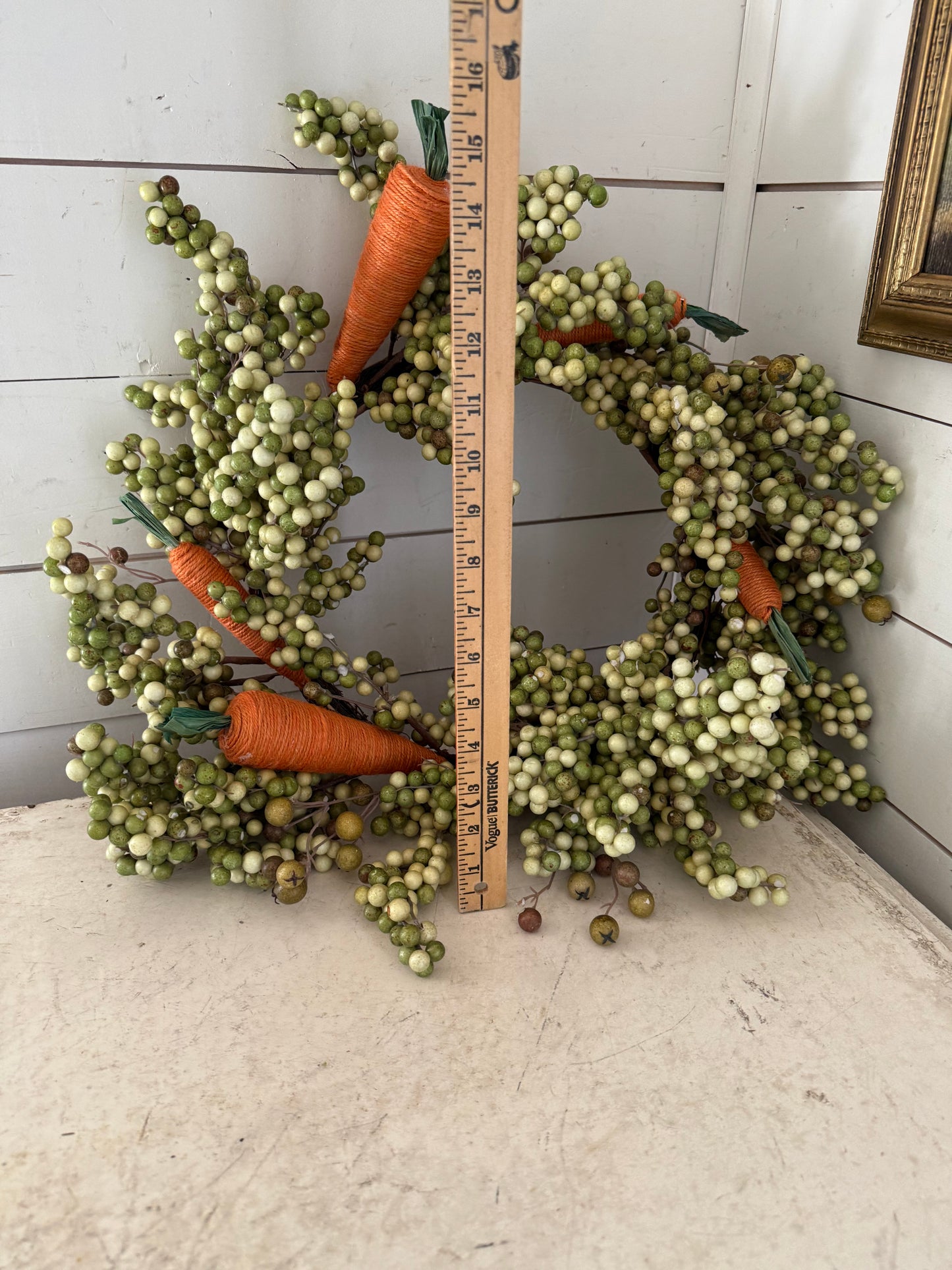 Carrot & Berry Spring Wreath