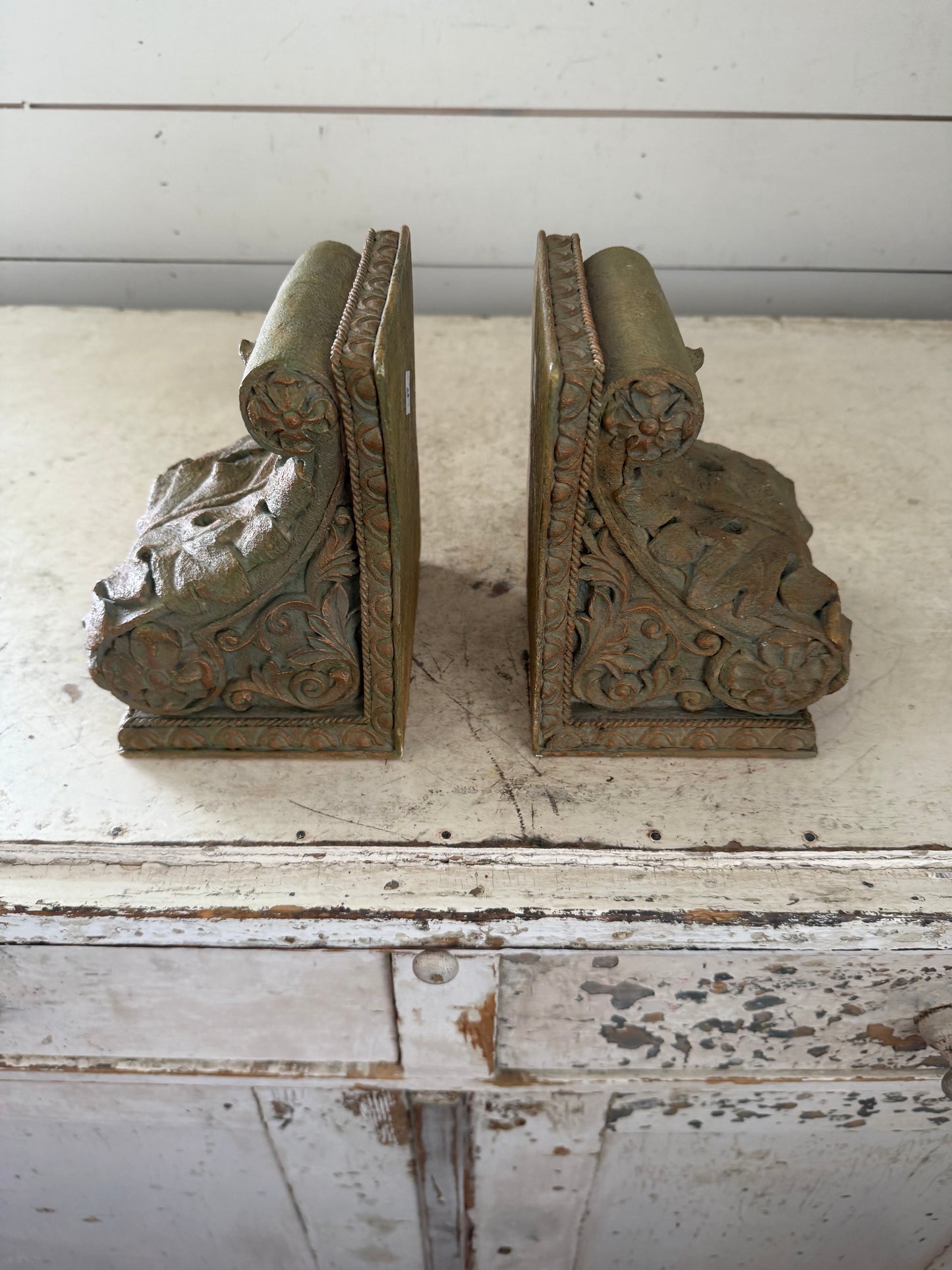 Resin Corbel book ends will get makeover