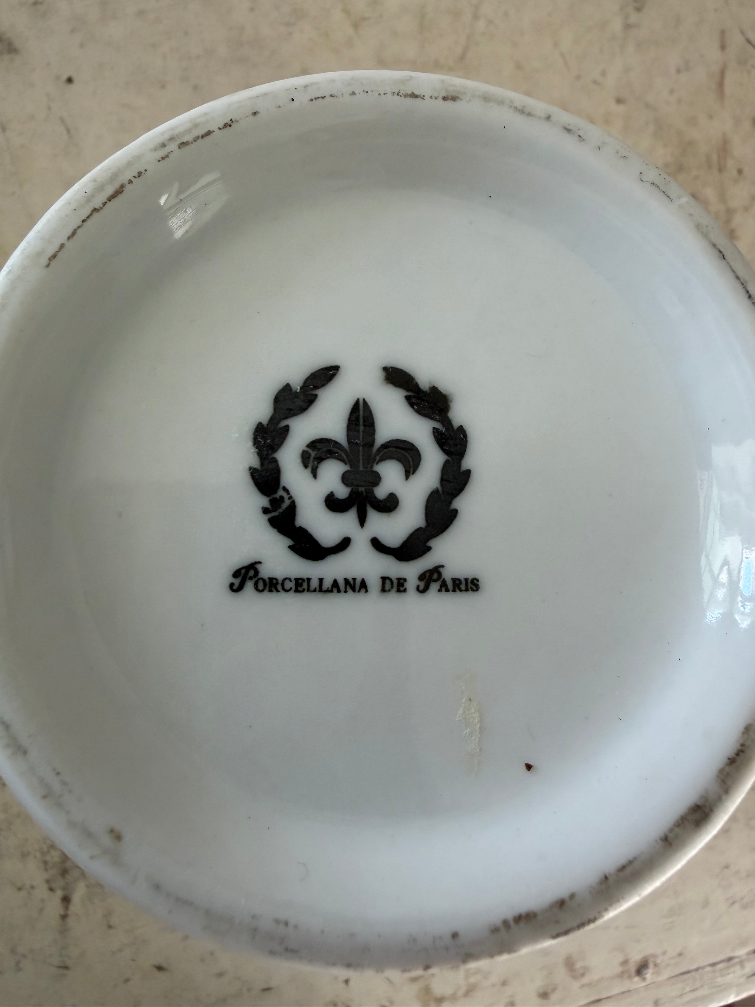 Porcelain de Paris White Tea Pot - Missing lid will get makeover