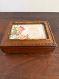 Vintage Wood Music Jewelry Box - Will Get Makeover