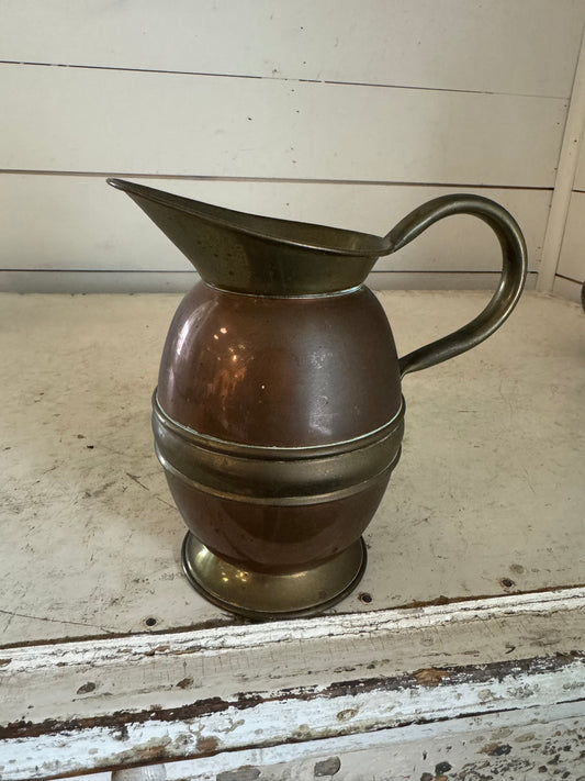 Copper and Brass Linton Jug