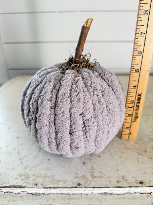 Chenille pumpkin