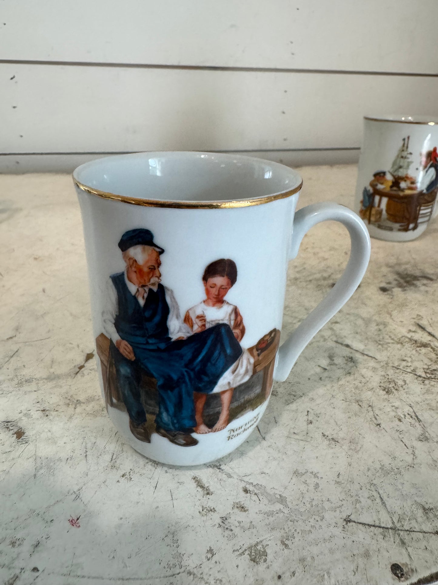 Norman Rockwell Mug - Sold Individually