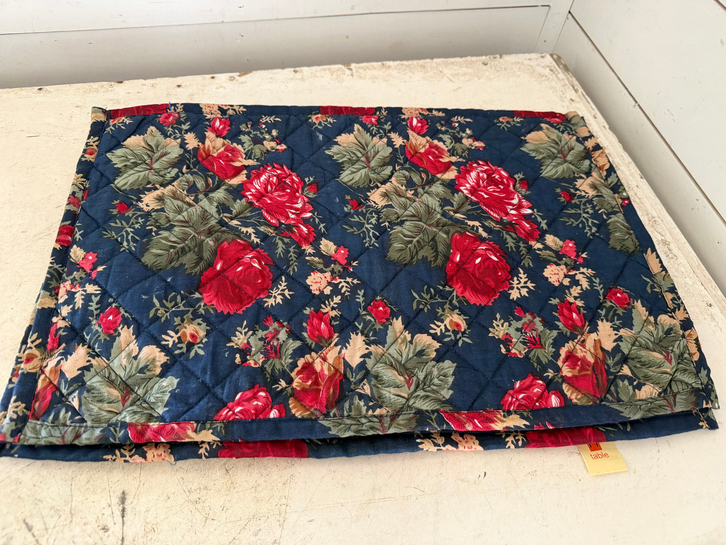 Ralph Lauren Garden Gatehouse quilted placemat sold individually