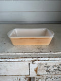 Anchor Hocking Fireking Peach Lusterware Loaf Pan