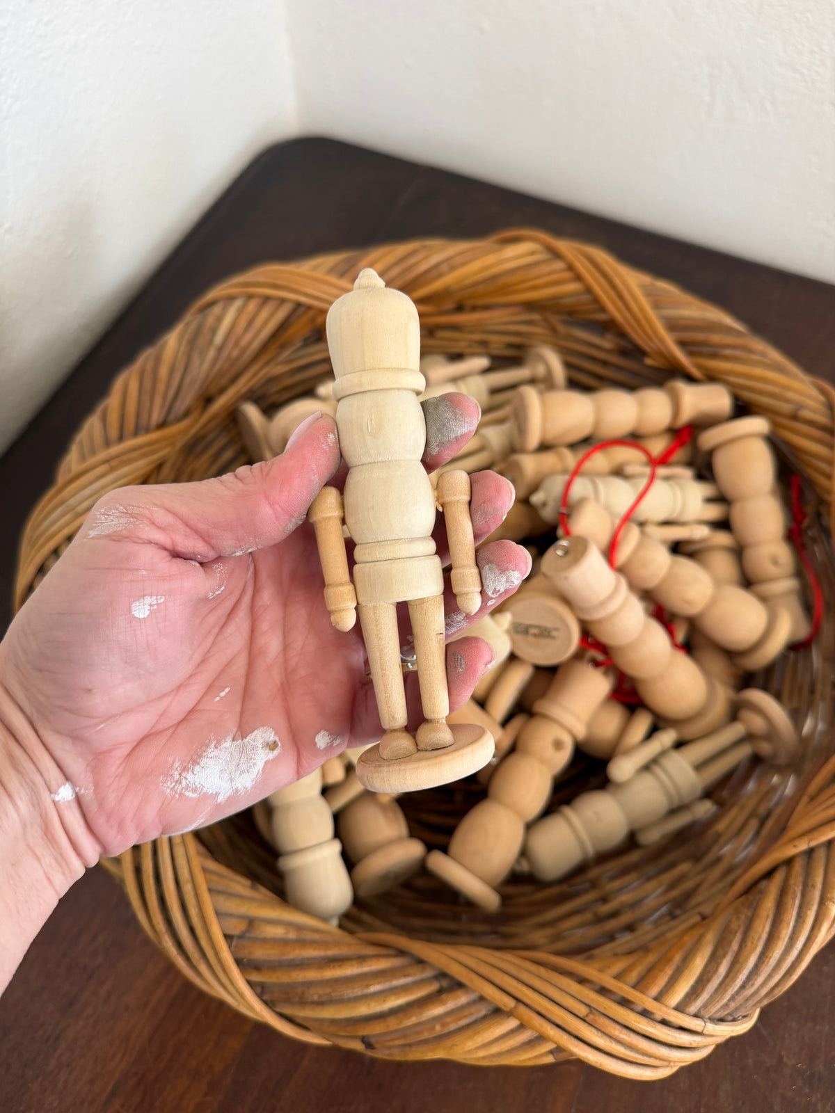 Unfinished Nutcracker Ornaments As Shown Set