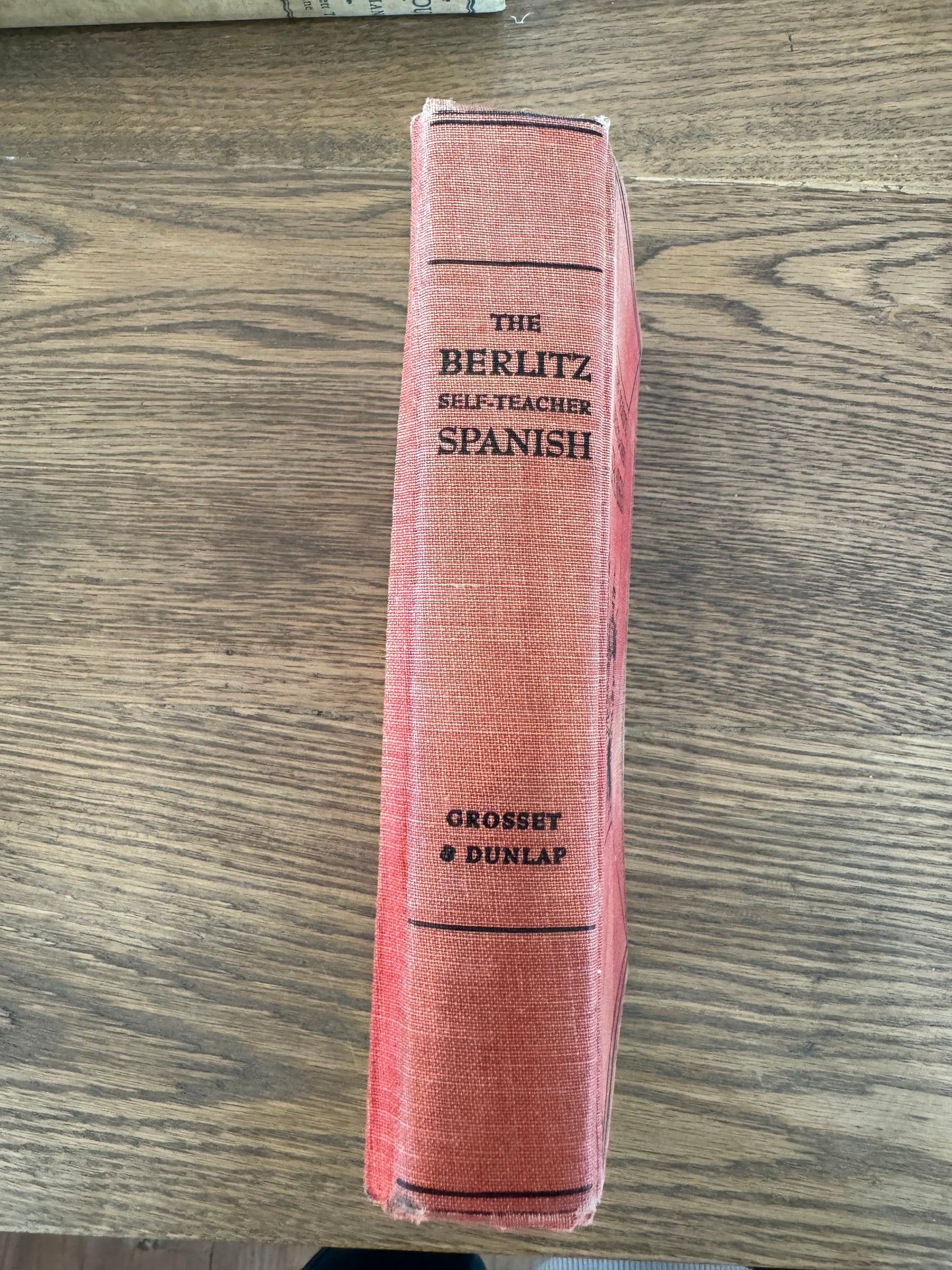 The Berlitz Self-Teacher; Spanish(1949) 1st. Edition HC, Vintage