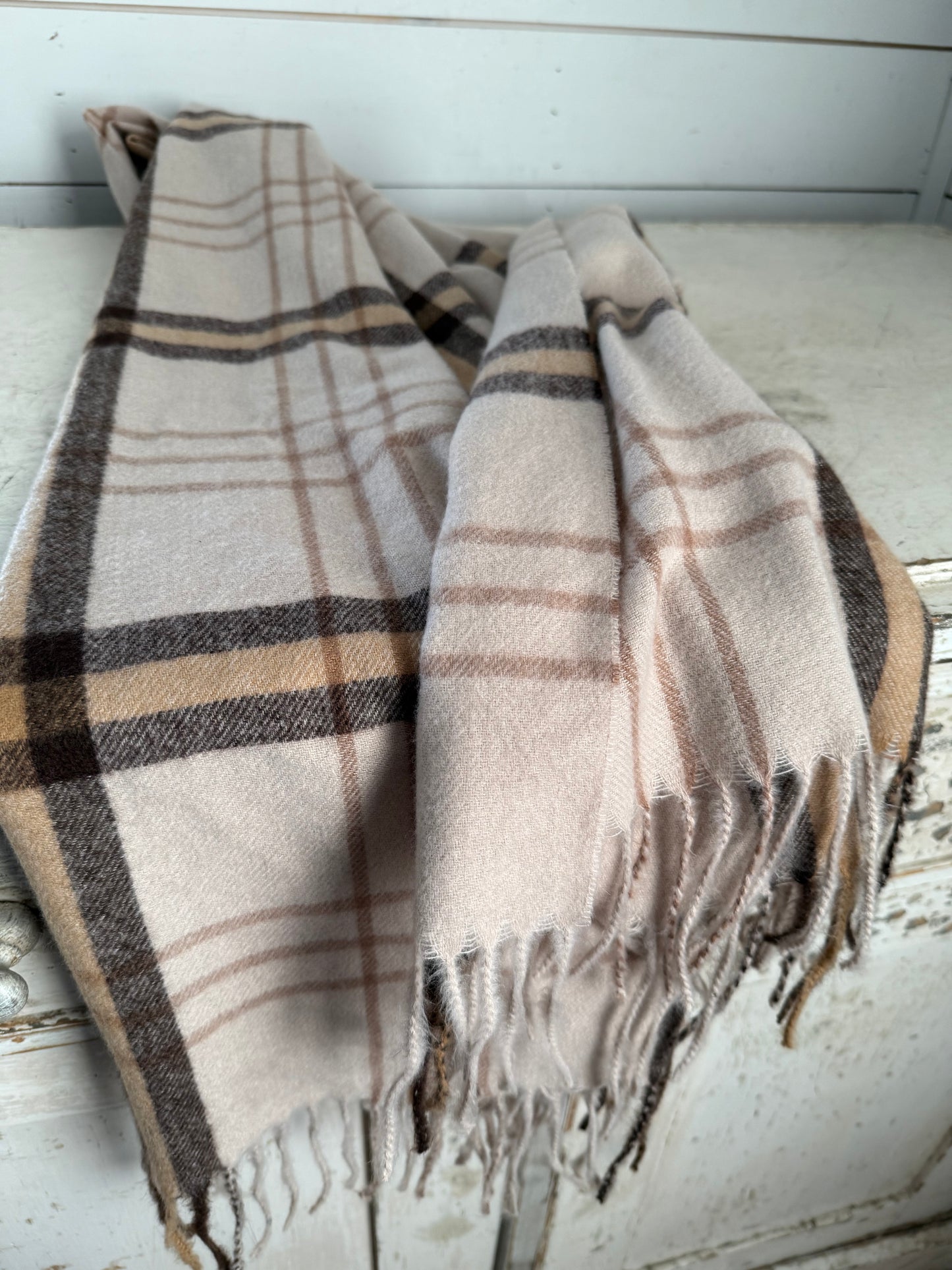 Super Soft Plaid Scarf