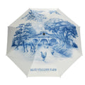 Blue Farm Illustration Umbrella
