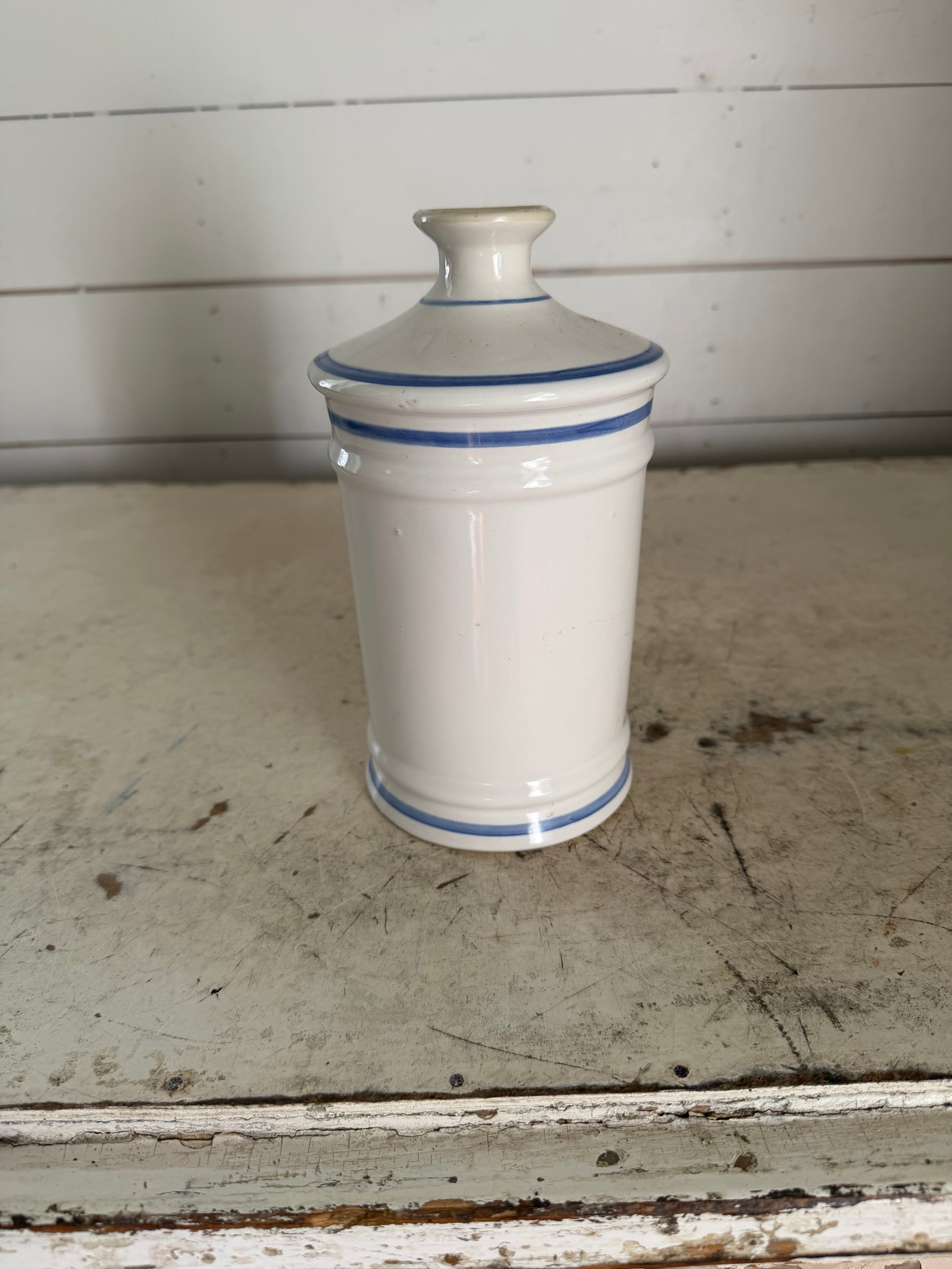 Apothecary Style Paul Masson "Spirit Vini Vitis" Decanter - Missing Stopper
