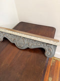 Pressed Tin and wood Shelf will Get Makeover