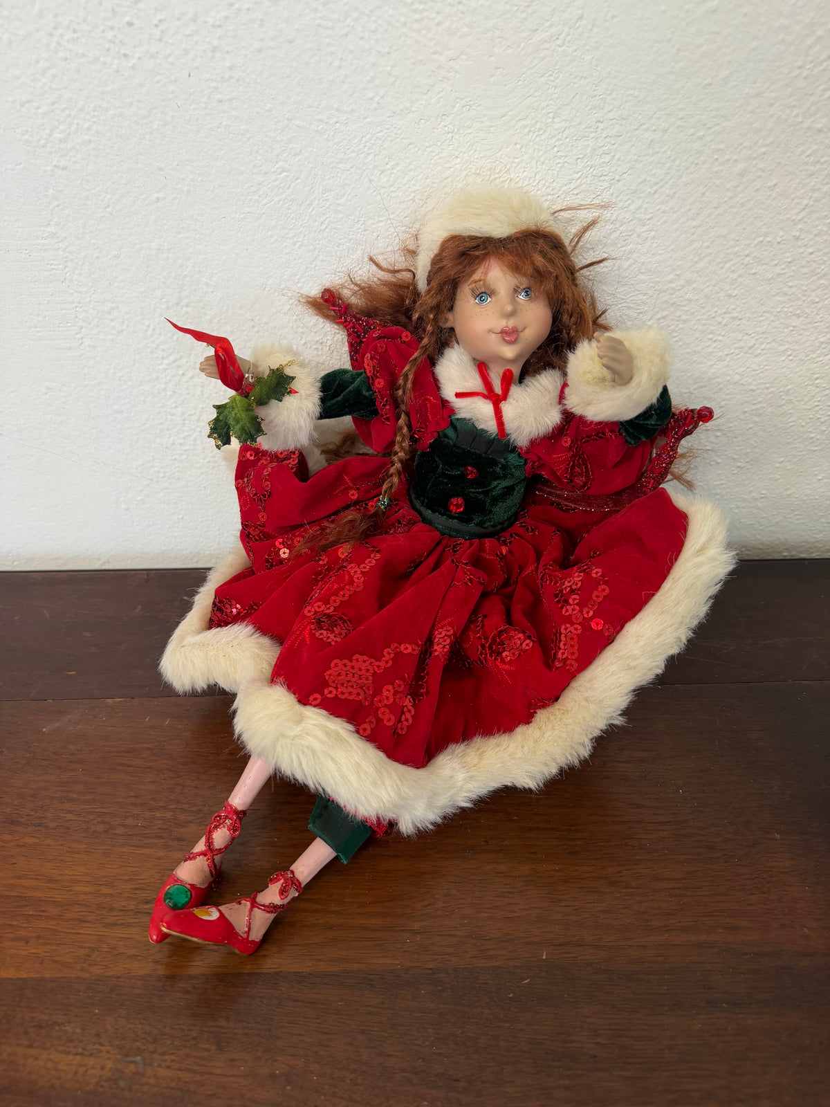Winward Holiday Christmas Fairy - As Is, Missing Shoe Gem