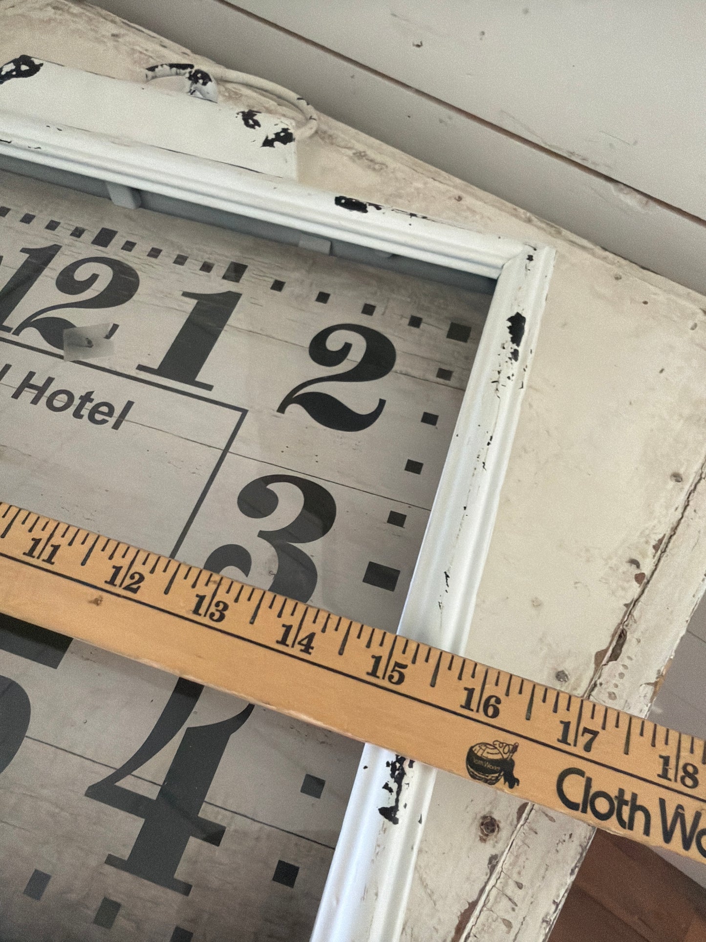 White clock will get makeover