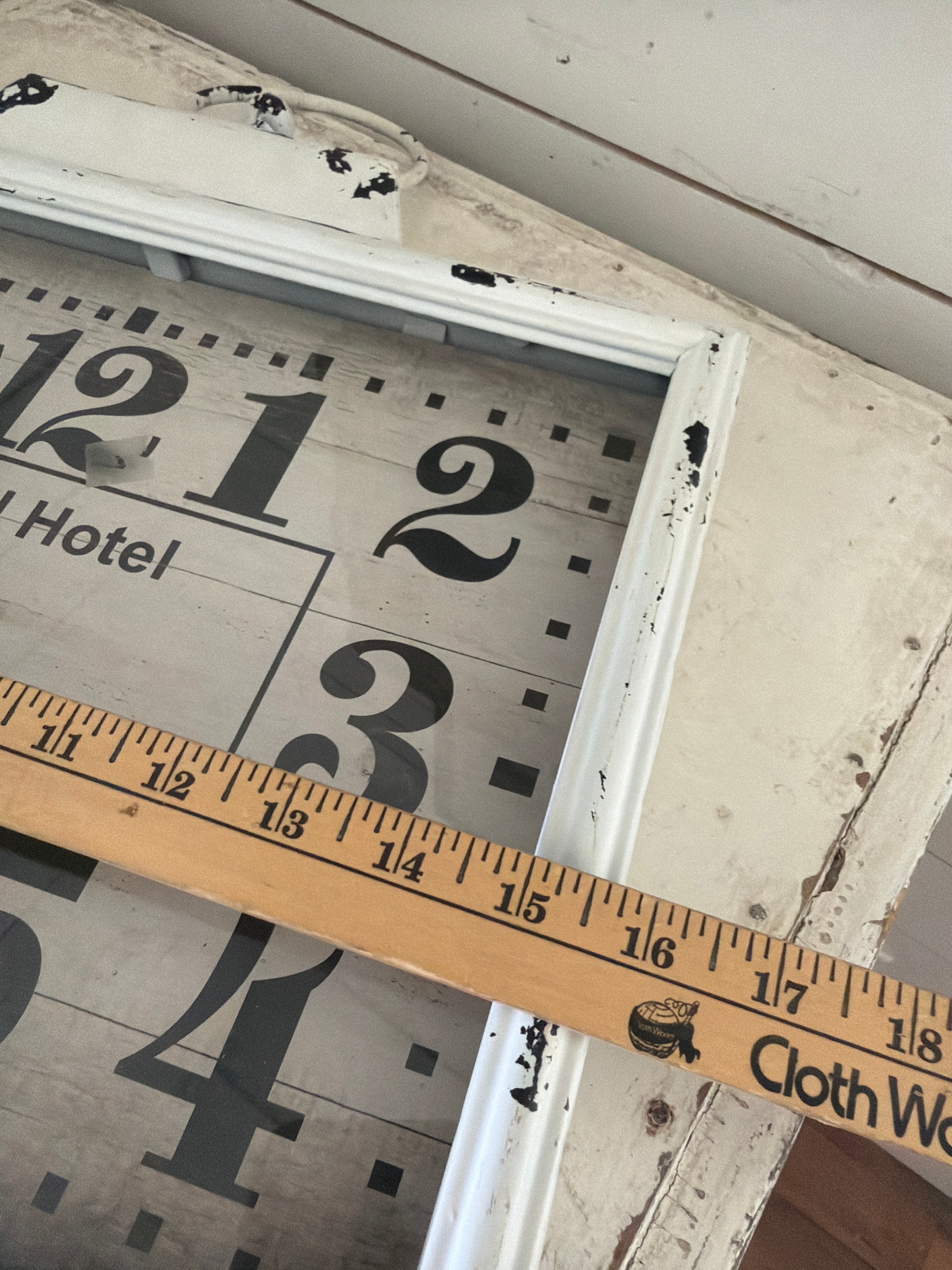 White clock will get makeover