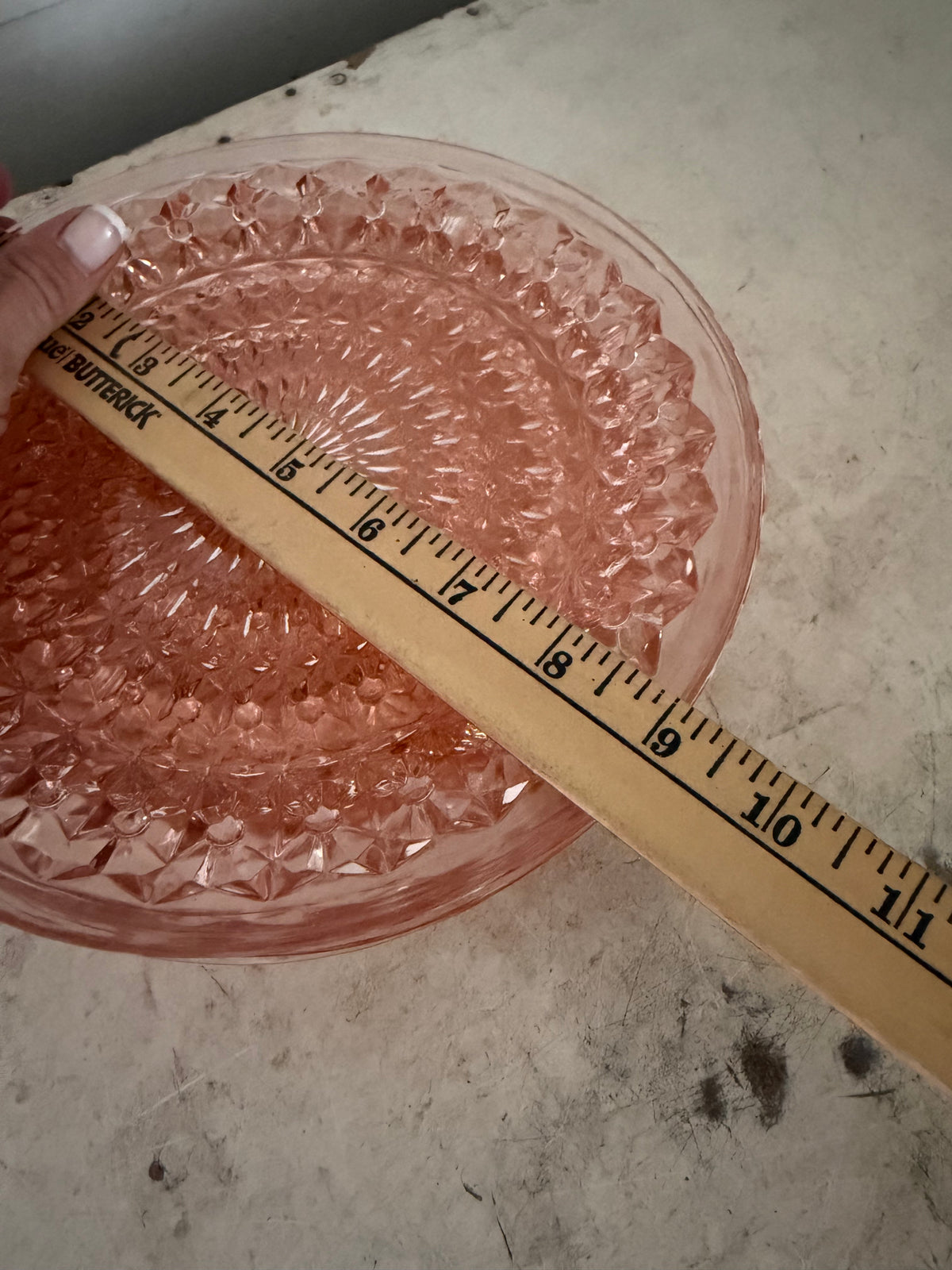 Jeanette depression glass plate sold individually