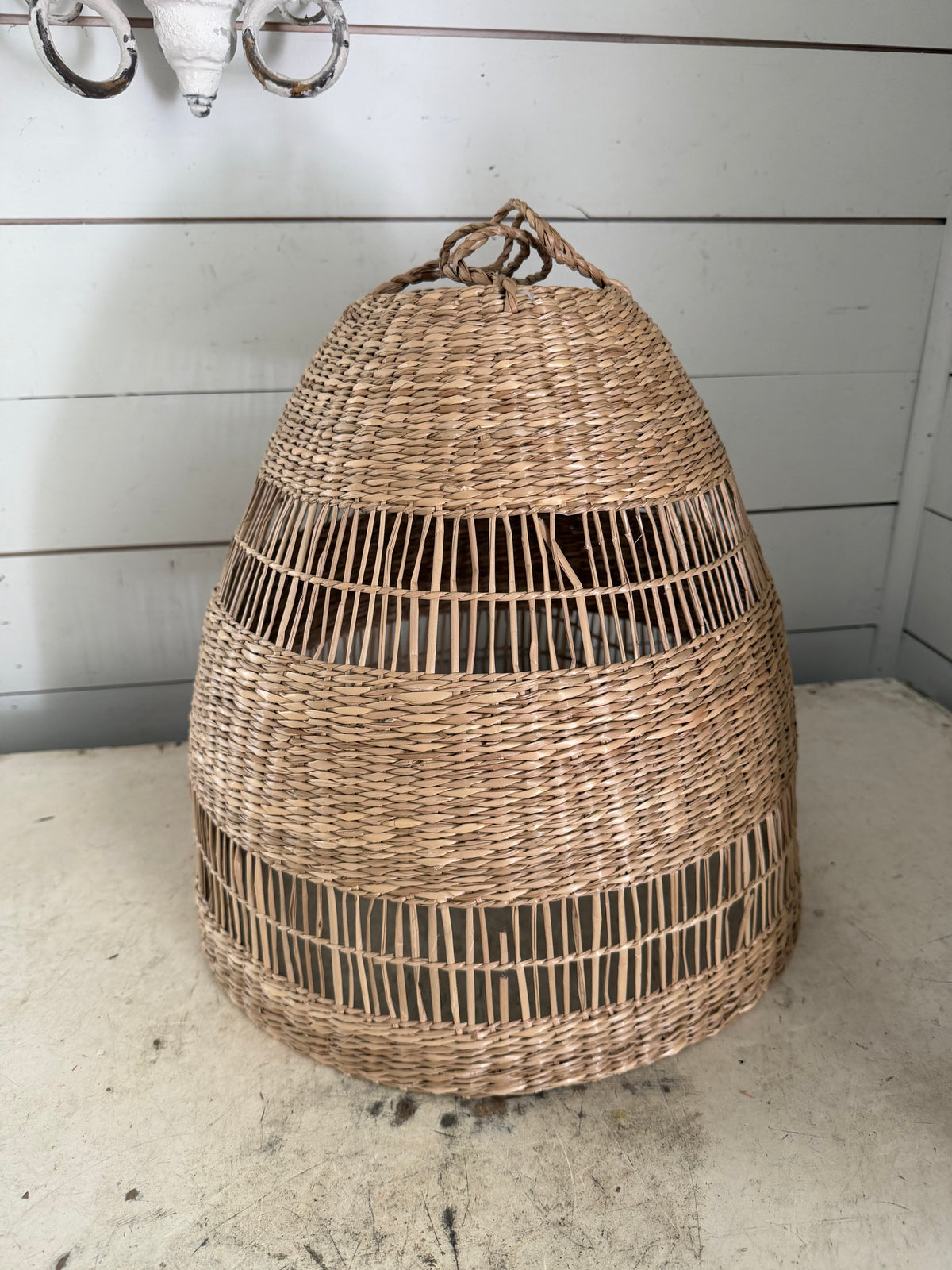 Pendant Basket Lamp Shade Seagrass/Handmade