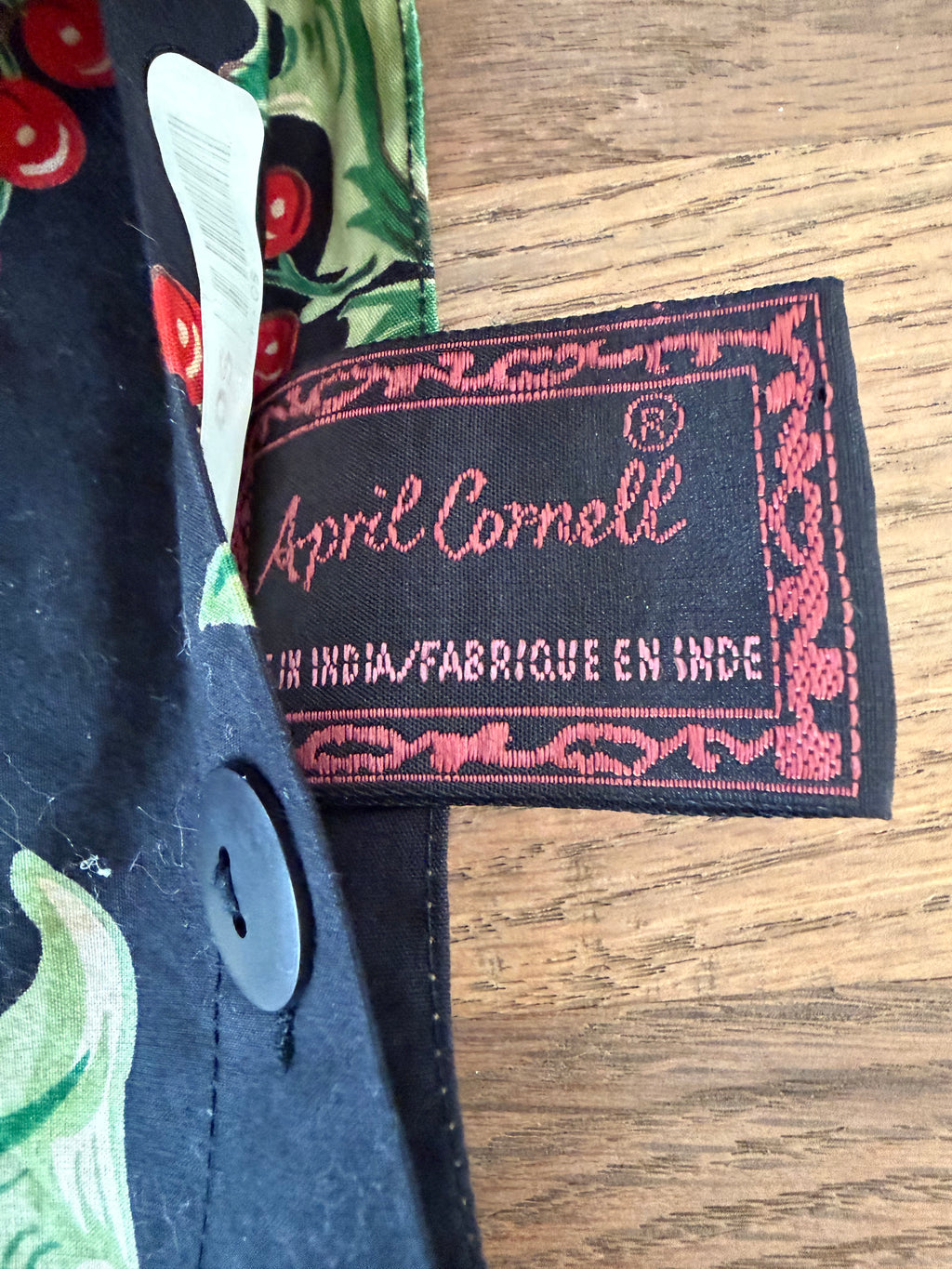 April Cornell Holly Wreath Pattern Pillow Sham
