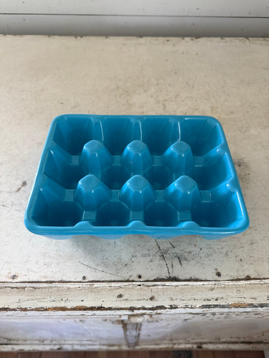 Blue Ceramic Egg Holder