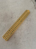Vintage folding ruler